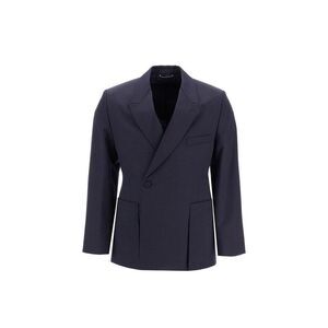 Dior Blue Virgin Wool Men's Blazer